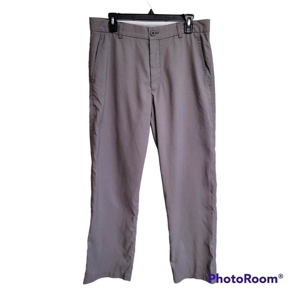 Snake Eyes Dry 18 Grey Taupe Chino Golf Pants Men's Size‎ 34/32